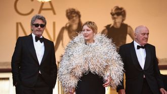 El director Pawel Pawlikowski, junto a Sandra H�ller y Hanns Zischler, protagonistas de �Fatherland�