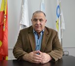 Vicente Romo, ayer, tras ser elegido decano de la facultad. 