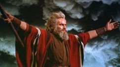 Charlton Heston, en el papel de Mois�s en �Los diez mandamientos�