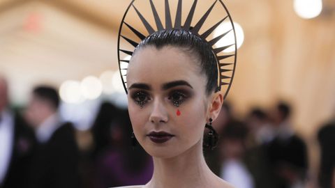 La actriz Lily Collins
