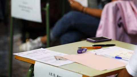 Primera jornada de la prueba de la EBAU en Asturias,