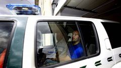 El sospechoso llega al juzgado