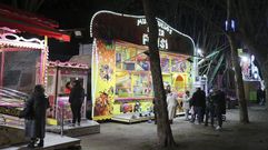 Atracciones infantiles instaladas en el Cant�n en las �ltimas Navidades.