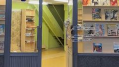 Entrada de la librer&iacute;a Ramos, en Andr&eacute;s Gaos