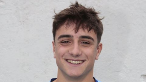 Lucas Fanego lleg� el pasado verano al Somozas procedente del Viveiro, en cuya cantera se cri�