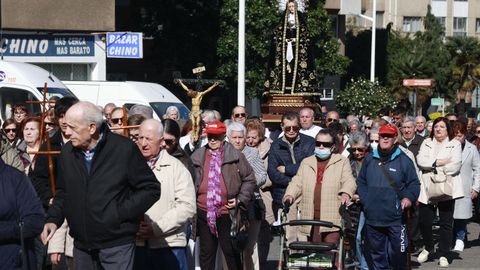 Viacrucis procesional de la parroquia de San Francisco Javier de A Coru�a