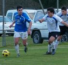 Marcos Moreiras, a la izquierda, en un partido de liga. 