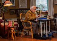 Neira Vilas, durante a rodaxe na s�a casa de Gres.