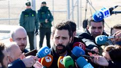 Roger Torrent, en la c�rcel de Estremera