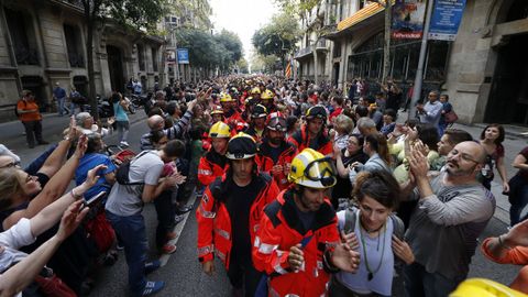 Huelga general en Catalu�a.