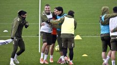 El ltimo entrenamiento del Celta antes de recibir al Espanyol, en imgenes