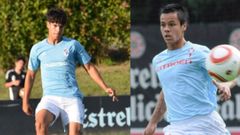 Nacho y Uru, jugando como c�lticos en Barreiro; el mayor lo hizo entre el 2009 y el 2011.