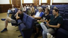Asistentes al acto organizado por el grupo de an�lisis pol�tico impulsado por David Alvarado.