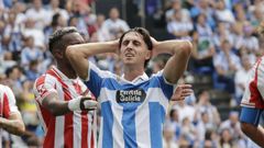 Mulattieri se lamenta en el D�por-Sporting