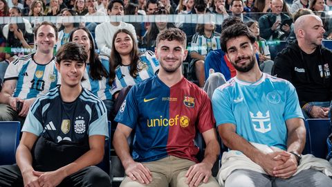 Acto de Leo Messi en el Palacio de los Deportes de Oviedo