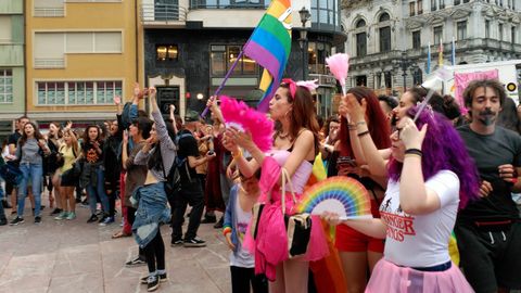 Manifestación por el orgullo LGTBI en Oviedo