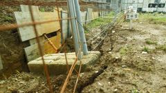 Una zona del cementerio de Catabois