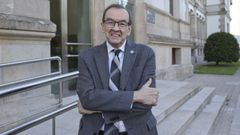 D�ez de Castro, el pasado martes en San Caetano, en Santiago