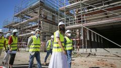 La conselleira de Educacin, Carmen Pomar, visit las obras del Centro Galego de Innovacin  de FP en Ourense