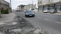 Avenida dos Abetos de Carballo, donde tuvo lugar el crimen