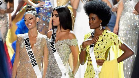 Las tres finalistas.