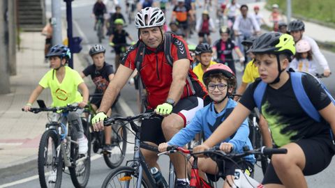D�a de la Bicicleta, en Nar�n, en una imagen de archivo.