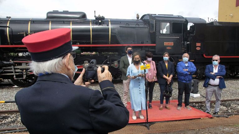 Museo do Ferrocarril, en Monforte