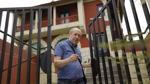 Eugenio Carré, nieto de Uxío Carré Alvarellos, vivió en la casa hasta el verano pasado.
