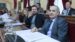 Ram�n Carballo y su grupo del PP en el Concello de Lugo