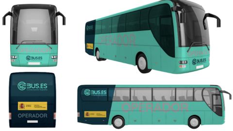 Identidad visual de los nuevos buses estatales, seg�n la normativa que entr� en vigor este martes.