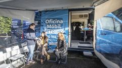 La oficina m�vil, en una de sus paradas 