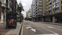 La calle Ura de Oviedo, vaca