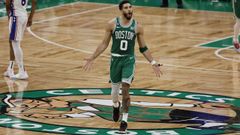 Jason Tatum anot 51 puntos en el sptimo partido de la serie entre Boston Celtics y los Sixers de Philadelphia.