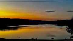 Atardecer en la playa de Os Franceses de A Veiga.