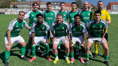 Once inicial con el que form&oacute; la SD Burela en el Manuel Anxo Cortizo de Lal&iacute;n