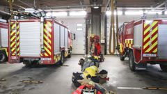Parque de bomberos de Ferrol, en una imagen de archivo