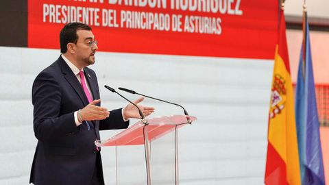 El presidente del Principado, Adrin Barbn