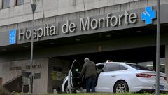 Exterior del hospital comarcal de Monforte