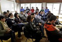 Ayer en Lal�n se celebr� una asamblea informativa que cont� con un nutrido grupo de asistentes.