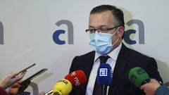 El presidente de la Confederaci�n Asturiana de la Construcci�n (CAC-Asprocon), Joel Garc�a