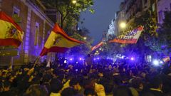 Nueva jornada de protestas contra la ley de amnist�a en Madrid