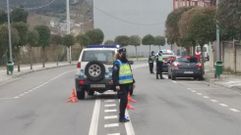 Control de la Polic�a Local de O Barco en la avenida del Bierzo