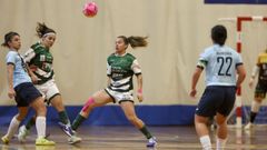 El Valdetires en un partido de esta temporada en Esteiro.
