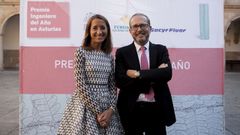 Fernando Alonso Cuervo y Luc�a Garc�a Linares reciben el premio al Ingeniero del A�o 2019