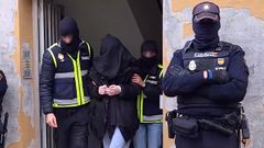 As� fue la operaci�n contra el terrorismo yihadista que detuvo a una mujer en Ferrol y a un hombre en Cartagena