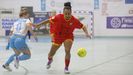 Camila Costa ante el Marín, al que marcó cinco goles.