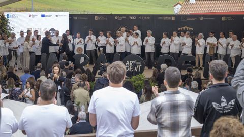 Cuarenta chefs homenajean a Arzak en Negreira