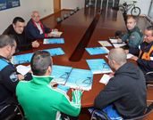 Organizadores y fuerzas del orden hablaron de la seguridad. 