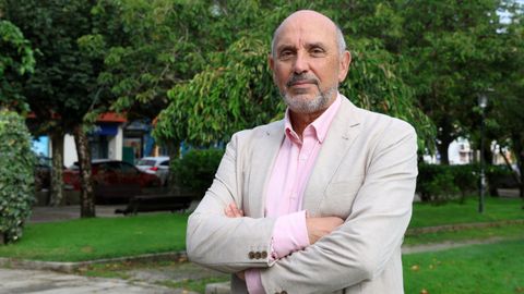 O alcalde pobrense, Jos Carlos Vidal, nos xardns Valle Incln.