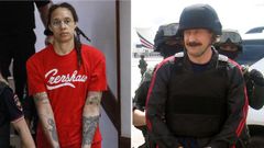 Britney Griner y Viktor Bout